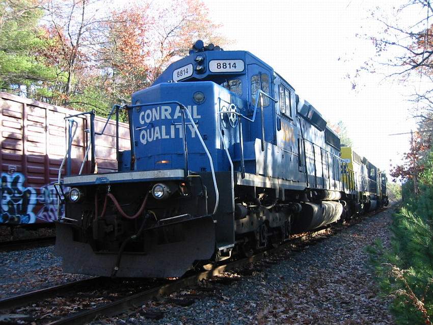 CSXT 8814 SD40-2 at Westfored: The GreatRails North American Railroad ...