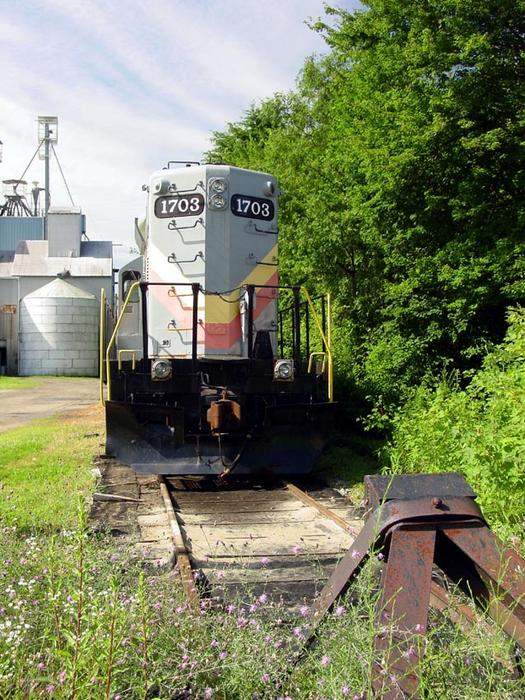 Current End Of Track For The Old Fall River Line The Greatrails North