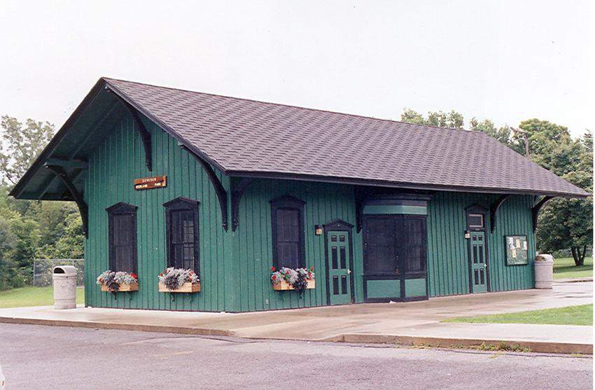 Erie depot, Geneseo, NY The GreatRails North American Railroad Photo