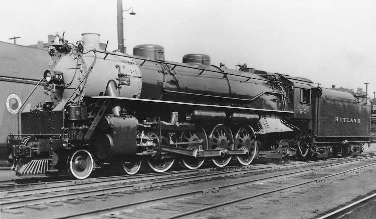 Rutland 4-8-2 90, 1946 (RR Publicity Photo): The GreatRails