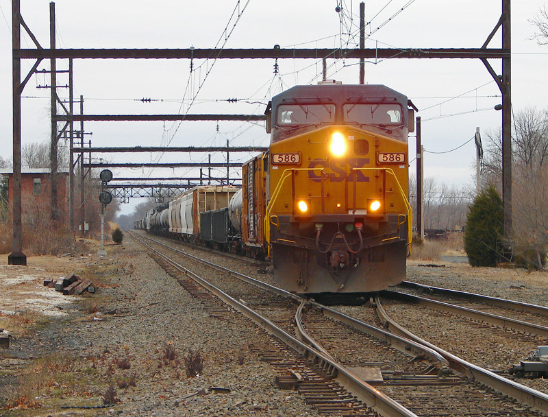 CSX Q301 heading West Through West Trenton NJ The GreatRails North