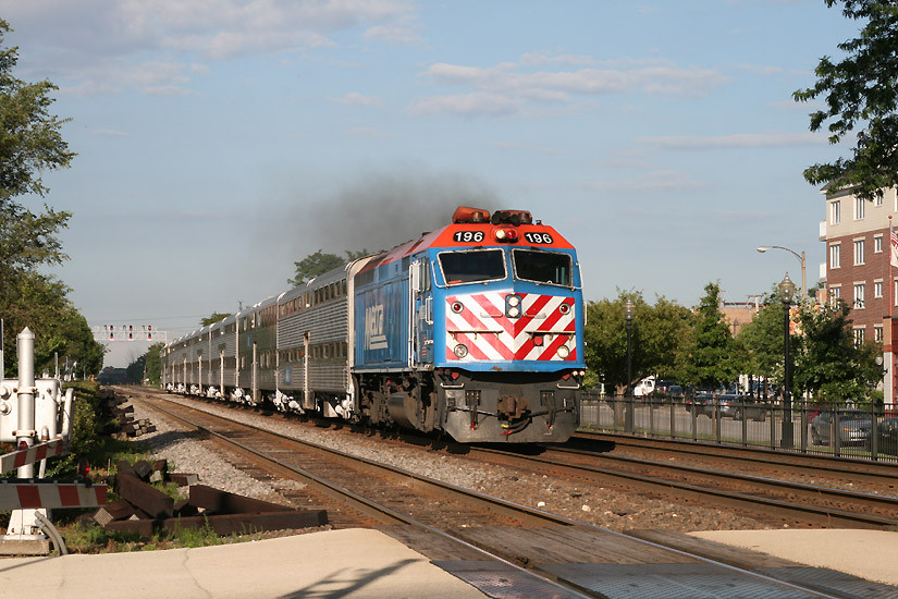 Metra 196 The GreatRails North American Railroad Photo Archive