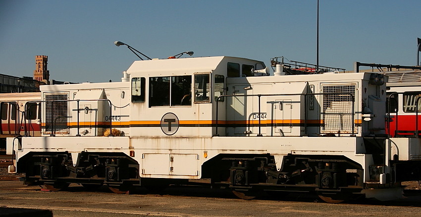 MBTA Red line locomotive 04443: The GreatRails North