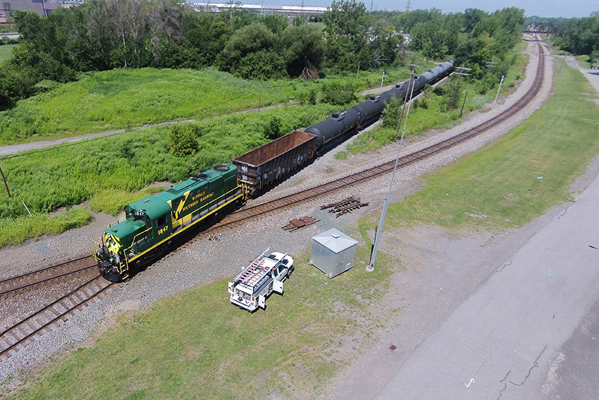 Buffalo Southern RS11 1847 at Blasdell, NY The GreatRails North