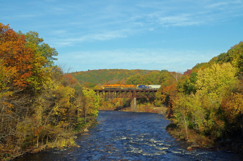 New England Central Millers Falls, Ma. The GreatRails North American Railroad Photo Archive