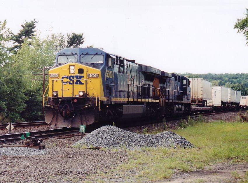 CSX 5000 at South Schenectady, NY: The GreatRails North American ...