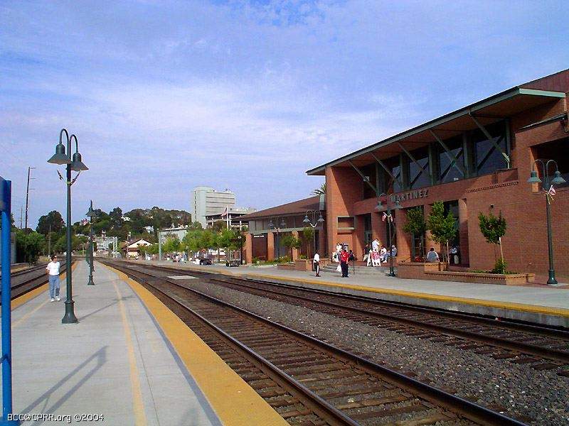 The new AMTRAK passenger station at Martinez, CA: The GreatRails North ...