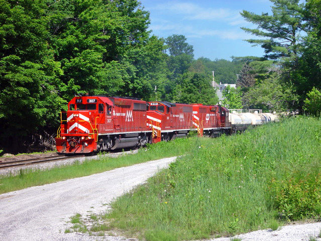 Green Mountain Railroad No. 263 in E. Wallingford, VT: The GreatRails ...