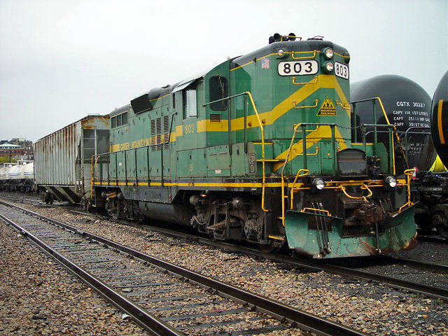 Green Mountain Railroad No. 803 in Burlington, VT: The GreatRails North ...