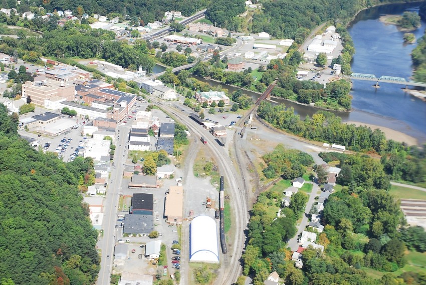 White River Jct. from the air: The GreatRails North American Railroad ...