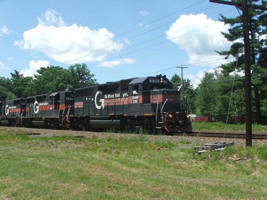 Barely made it...: The GreatRails North American Railroad Photo Archive