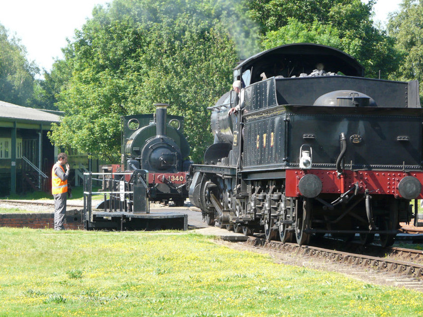 A scene at Didcot: The GreatRails North American Railroad Photo Archive