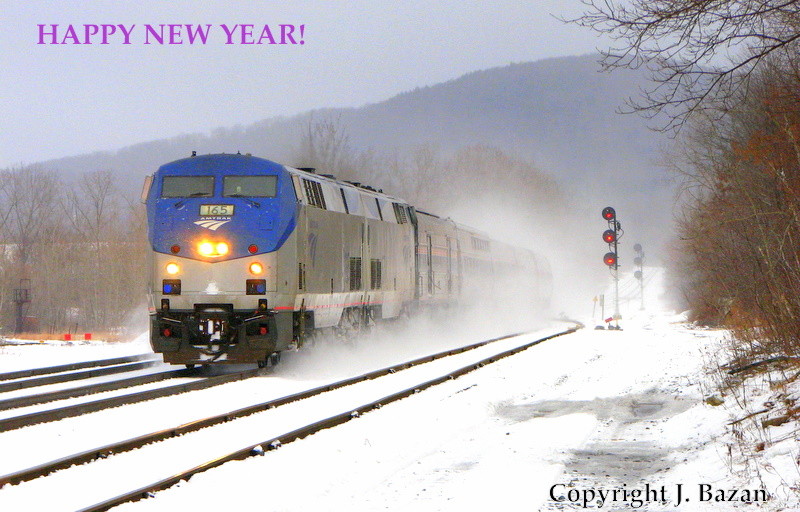 Amtrak 449 At Pittsfield, MA: The GreatRails North American Railroad ...