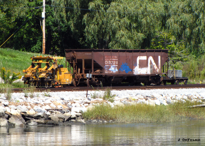 CN Hopper at Wiscasset ME: The GreatRails North American Railroad Photo ...